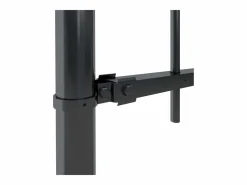 New Valla de jardín con puntas de aro acero 10,2x1 m ES481226 Negro