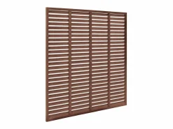 Discount Valla de lamas WPC marrón 180x180 cm ES595213 Marru00f3n