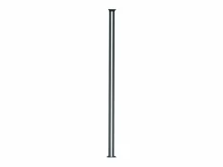 New Monstershop Vallas para exteriores de WPC y Aluminio - 10xPaneles Cuadrados + 1x Oblicuo + 11x Postes con LED | Gris