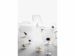 Best Vaso de vidrio borosilicato, Conejo, rosa 350 ml, Animal Farm Vaso