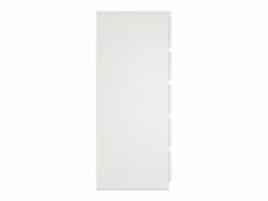 Hot TOPESHOP VENICE - Cómoda alta de 5 cajones para dormitorio u despacho - 45x40x111cm - mueble de almacenamiento - acabado mate Blanco