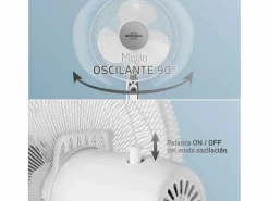 Ventilador de pie Orbegozo SF 0147 50W 3 velocidades