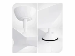 Ventilador de techo de 38 pulgadas - Ventilador de techo de 6 velocidades con control remoto - Para dormitorio y sala de estar