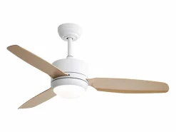 Hot Ventilador de techo - Ventilador de techo con luz LED y 3 aspas de ABS - 6 tipos de ventiladores con control remoto - para sala de estar Aire Acondicionado, Ventilación