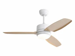 Hot Ventilador de techo - Ventilador de techo con luz LED y 3 aspas de ABS - 6 tipos de ventiladores con control remoto - para sala de estar Aire Acondicionado, Ventilación