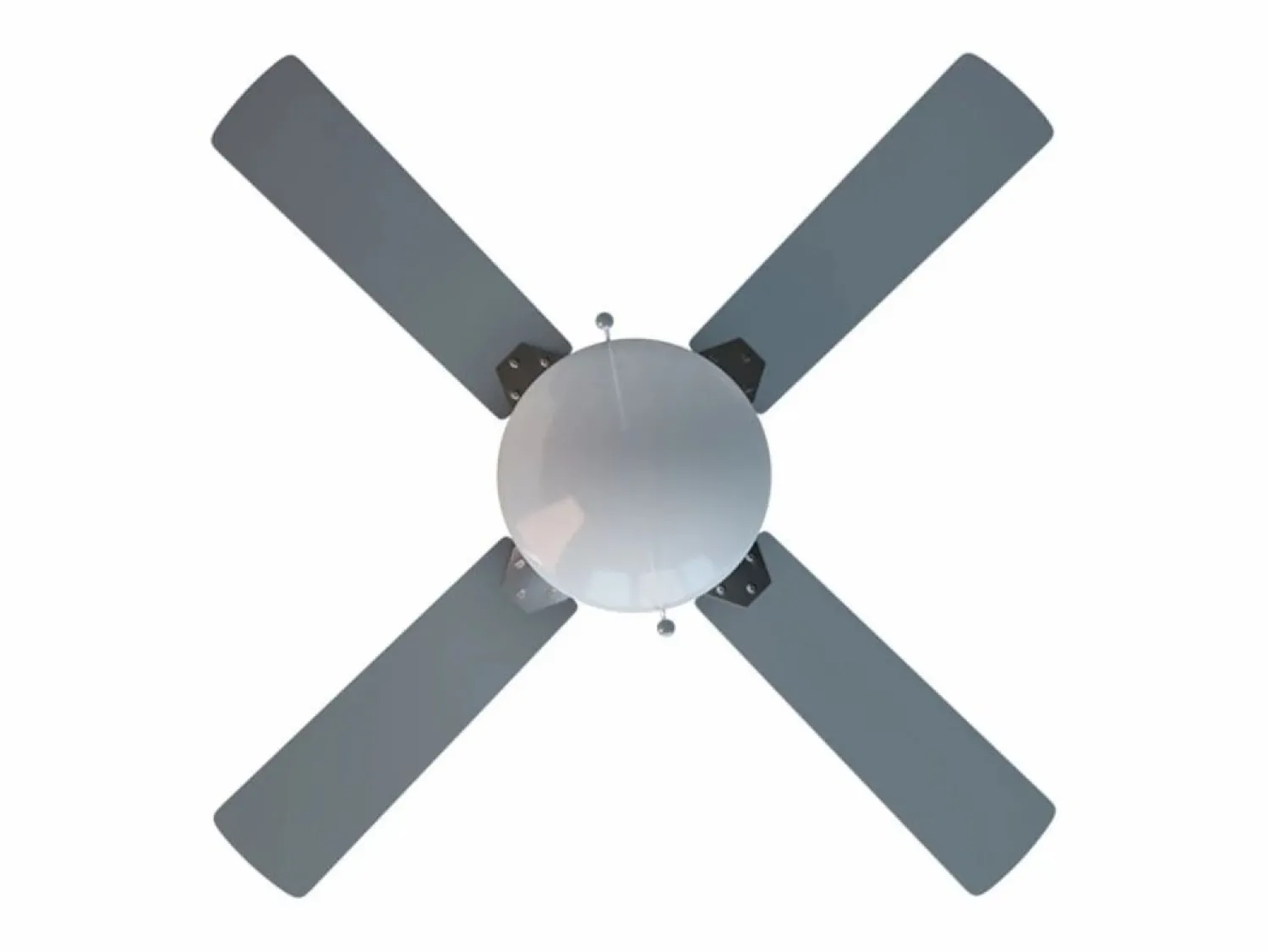 Clearance Ventilador de techo Cecotec EnergySilence Aero 450 50W 4 aspas reversibles /gris Blanco