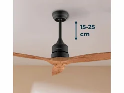 Sale Ventilador de techo Cecotec EnergySilence Aero 5270 40W negro/madera Ø132 cm Color natural claro
