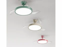 Ventilador de techo con luz Perenz 7196 R CT - Ø 106 cm, 3 aspas, 6 velocidades, motor DC de 40 W, silencioso
