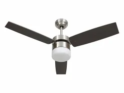 Clearance Ventilador de techo con luz con mando marrón oscuro 108 cm ES688622 Marru00f3n