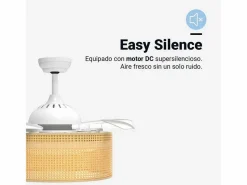 Best Ventilador de techo Jaloque 5042WR Universal Blue 65W mando a distancia Beige