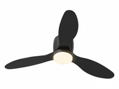Ventilador de techo - Ventilador de techo con luz LED y 3 aspas - 6 velocidades - para dormitorios Aire Acondicionado, Ventilación