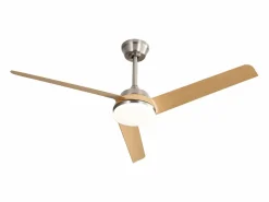 Sale Ventilador de techo de 20 pulgadas - Ventilador de techo con 7 aspas de ABS y control remoto - 6 velocidades - para casa de campo Negro