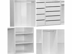 Outlet Sweeek Vestidor módulo de 4 elementos Blanco