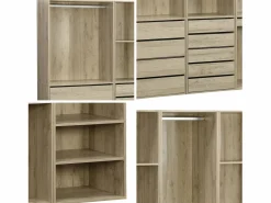 Best Sweeek Vestidor módulo de 4 elementos natural Color natural claro