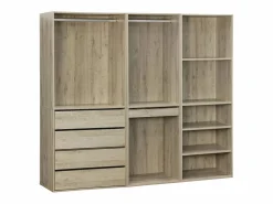 Outlet Sweeek Vestidor módulo de 3 elementos natural Color natural claro