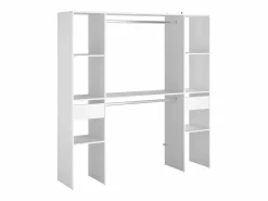 Vestidor Modular Abierto Custom Módulo C 6 Estantes 176x180 cm Armario Abierto, Vestidor