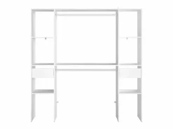 Vestidor Modular Abierto Custom Módulo C 6 Estantes 176x180 cm Armario Abierto, Vestidor