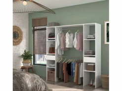 Vestidor Modular Abierto Custom Módulo C 6 Estantes 176x180 cm Armario Abierto, Vestidor