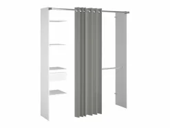 Online Vestidor Modular Abierto Custom con Modulo G 4 Estantes 138x180 cm Armario Abierto, Vestidor