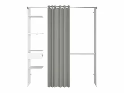 Online Vestidor Modular Abierto Custom con Modulo G 4 Estantes 138x180 cm Armario Abierto, Vestidor