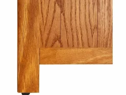 vidaxl vidaX Estantería de 6 niveles de madera maciza de roble 80x22,5x180 cm