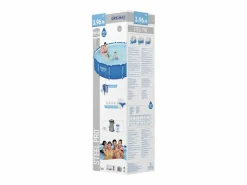 Bestway VidaXL Piscina desmontable Steel Pro 8680L + bomba + cartucho Ø396x84 cm