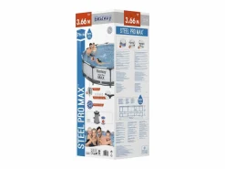 Outlet VidaXL Piscina desmontable Steel Pro Max 6473L Ø366 cm Piscina Tubular