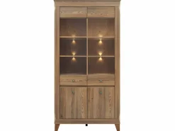 Petits-Meubles Vitrina 4 puertas Raya Madera