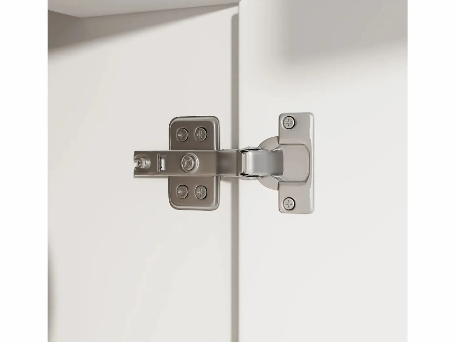 Discount Vitrina blanca - Mueble de comedor con 5 puertas y 1 cajón - estantes regulables y luces LED Vitrina