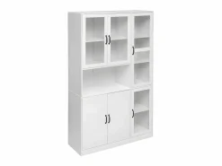 ModernLuxe Vitrina con iluminación LED - estantes con 6 puertas - Al. 200 cm -