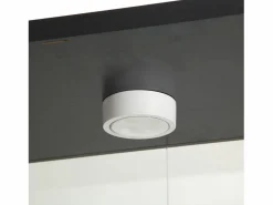 Hot Vitrina de cristal con soporte, LED, 2 puertas con cerradura, 4 compartimentos, para colecciones y decoración Vitrina