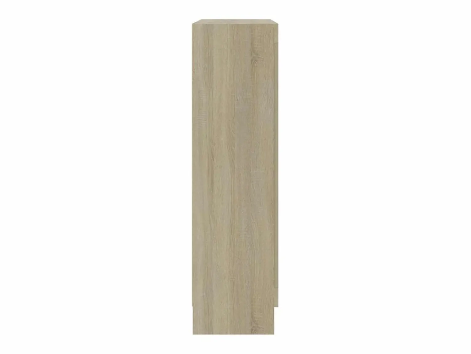 Discount vidaxl Vitrina de madera contrachapada color roble 82,5x30,5x115 cm Marru00f3n