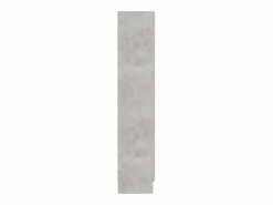 New Clicnbuy Vitrina de madera contrachapada hormigón 82,5x30,5x150cm Gris