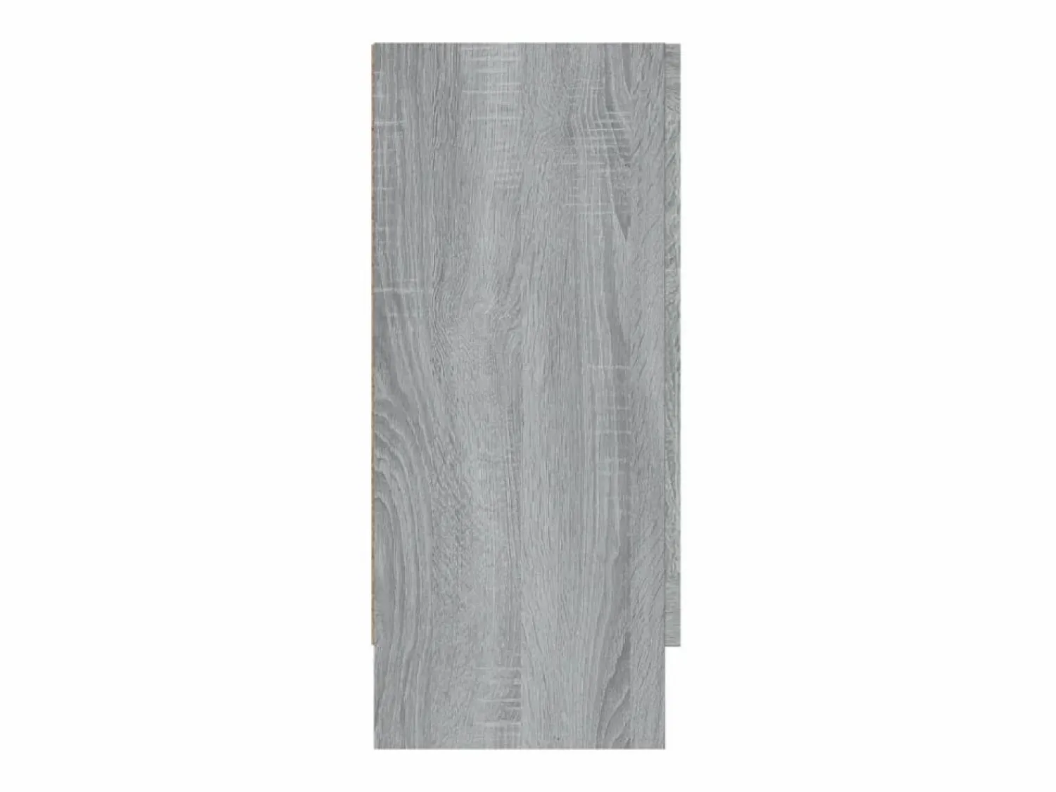 New Vitrina madera contrachapada Sonoma 120x30,5x70 cm ES861533 Gris