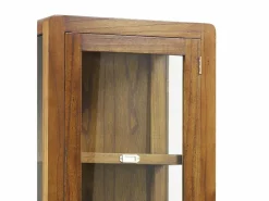 Les Tendances Vitrina Mindy madera maciza 2 puertas 3 cajones Sotchy 50 cm