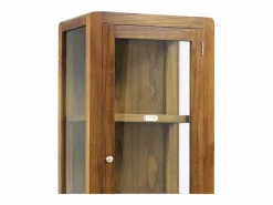 Les Tendances Vitrina Mindy madera maciza 2 puertas 3 cajones Sotchy 50 cm