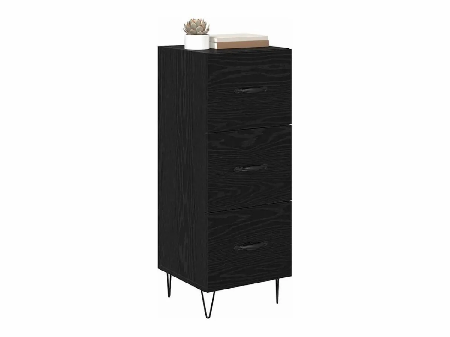Clicnbuy Vitrina Roble 34 x 34.5 x 90 cm Madera contrachapada