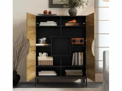 Online Vitrina y zapatero 2 en 1: diseño moderno con estantes ajustables y amplio espacio de almacenamiento. Vitrina