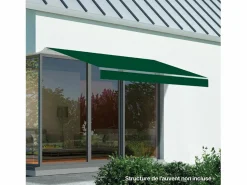 Wasabi - Lona para Toldo de 3x2 Poliéster 280 gr/m2 - Resistente al Agua - Protección UV - 283x200cm - Malla Sombreo - Tela Enrollable Repuesto para Toldos