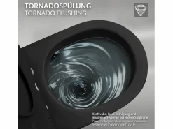 New WC cerámico suspendido nanorecubrimiento función bidé corto 49cm softclose Inodoro Suspendido