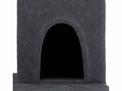 Best Garden Furniture Wundir Rascador para gatos con postes de sisal gris oscuro 154 cm Gris antracita