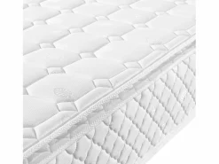 Best 140x200x25 cm, colchón de muelles ensacados, funda acolchada de microfibra, firmeza H3 Colchón Muelles Ensacados