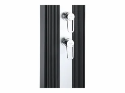 New 32.4x14x228cm Dada Ducha Híbrida Exterior Recta 40L - Conexiones Agua Caliente/Fría - Teleducha Extraíble - Anticalcáreo Energía Solar