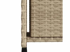 Garden Furniture Ylira Armario de almacenaje de jardín ratán PE 50x55x115 cm