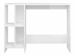 New Garden Furniture Yvo-Jan Escritorio notebook contrachapado brillo 102,5x35x75 cm Blanco