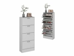 Discount Vicco Zapatera abatible 63x24x150 gregor Blanco