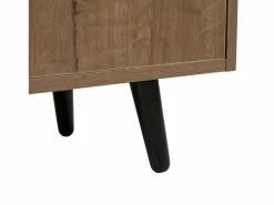 ModernLuxe Zapatero - con banco y 4 puertas - Marrón