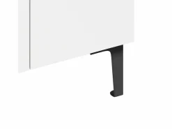 Sale Hauss Spole Zapatero con 2 puertas - estantes regulables 60 × 34,5 x 95 cm Blanco