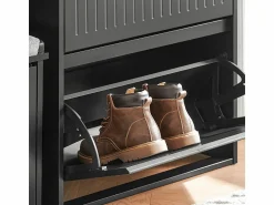 New Sobuy Zapatero Con 2 Solapas FSR165-K-SCH Negro