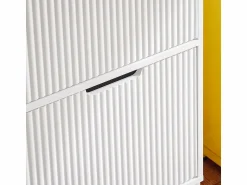 Best Sobuy Zapatero Estrecho con 4 Solapas Organizador FSR177-L-W ES Blanco